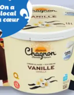 IGA LAITERIE CHAGNON ICE CREAM offer