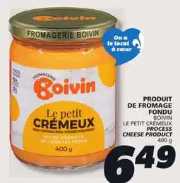 IGA BOIVIN PROCESS CHEESE PRODUCT offer