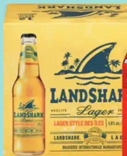 IGA LANDSHARK BEER offer