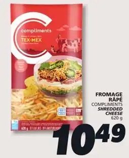 IGA COMPLIMENTS SHREDDED CHEESE offer