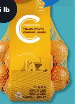 IGA COMPLIMENTS YELLOW ONIONS offer