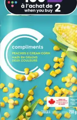 IGA COMPLIMENTS FROZEN VEGETABLES offer