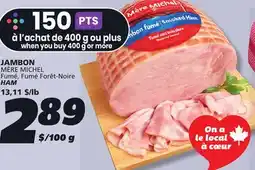 IGA MÈRE MICHEL HAM offer