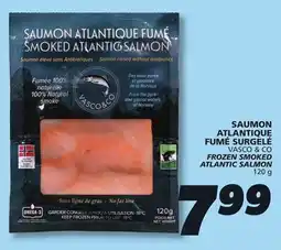 IGA VASCO & CO FROZEN SMOKED ATLANTIC SALMON offer
