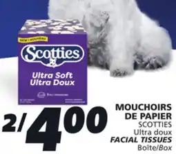 IGA SCOTTIES FACIAL TISSUES offer