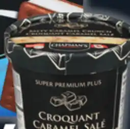 IGA CHAPMAN'S SUPER PREMIUM PLUS ICE CREAM offer
