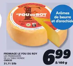IGA DE LA TABLE RONDE CHEESE offer