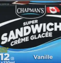 IGA CHAPMAN'S ICE CREAM OR FROZEN TREATS offer