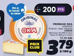 IGA AGROPUR Original, Léger, Raclette CHEESE offer