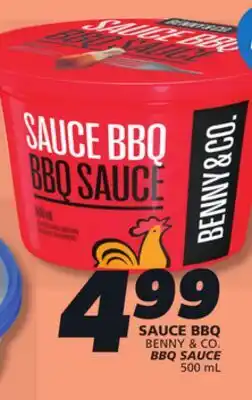 IGA BENNY & CO. BBQ SAUCE offer