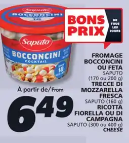 IGA SAPUTO BOCCONCINI CHEESE offer