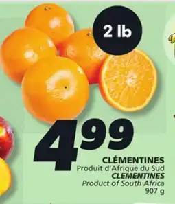 IGA CLEMENTINES offer