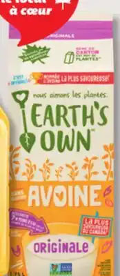 IGA EARTH'S OWN PLANT-BASED BEVERAGE offer