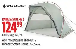 Canadian Tire Woods Hideout Screen House offer