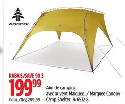 Canadian Tire Woods Marquee Canopy Camp Shelter offer