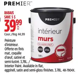 Canadian Tire Interior Paint offer
