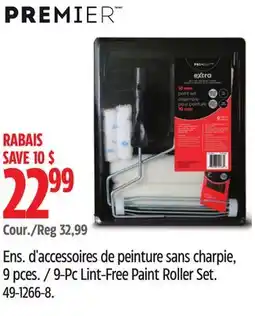 Canadian Tire Premier 9-Pc Lint-Free Paint Roller Set offer