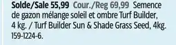 Canadian Tire Scotts Turf Builder Sun & Shade Grass Seed offer