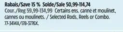 Canadian Tire Daiwa Selected Rods, Reels or Combo offer