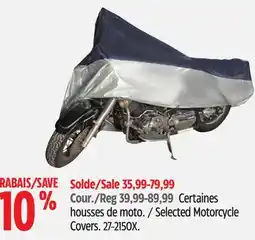 Canadian Tire Selected Motorcycle Covers offer