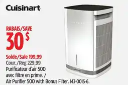 Canadian Tire Cuisinart Air Purifier 500 with Bonus Filter offer
