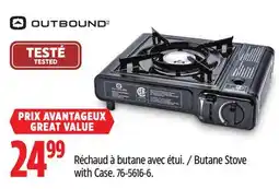 Canadian Tire Outbound Butane Stove with Case offer