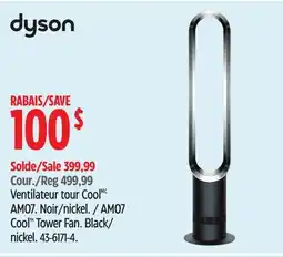 Canadian Tire Dyson AM07 Cool Tower Fan offer