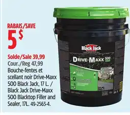 Canadian Tire Black Jack Drive-Maxx 500 Blacktop Filler and Sealer offer