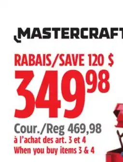 Canadian Tire Mastercraft 24 4-Drawer Tool Chest, 24 5-Drawer Tool Cabinet offer