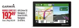 Canadian Tire Garmin Drive 53 GPS Navigator offer
