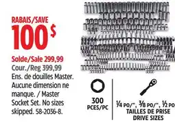 Canadian Tire MAXIMUM Master Socket Set offer