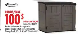 Canadian Tire Suncast Horizontal Storage Shed offer