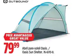 Canadian Tire Outbound Oasis Sun Shelter offer