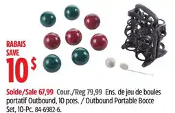 Canadian Tire Outbound Portable Bocce Set offer