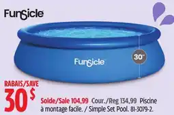 Canadian Tire Funsicle Simple Set Pool offer
