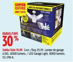 Canadian Tire Bright Living LED Garage Light offer