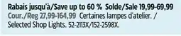 Canadian Tire Selected Shop Lights offer
