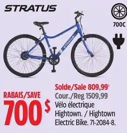 Canadian Tire Stratus Hightown Electric Bike offer