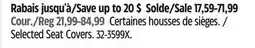 Canadian Tire Selected Seat Covers offer