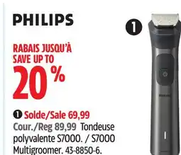 Canadian Tire Philips S7000 Multigroomer offer