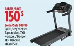 Canadian Tire Horizon T101 Treadmill offer