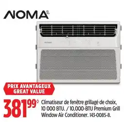 Canadian Tire NOMA 10,000-BTU Premium Grill Window Air Conditioner offer