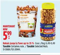 Canadian Tire Taxable Selected Nuts offer