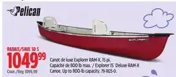 Canadian Tire Explorer 15´ Deluxe RAM-X Canoe offer