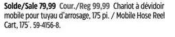Canadian Tire Suncast Mobile Hose Reel Cart, 175´ offer