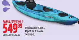 Canadian Tire Aspire 100X Kayak offer