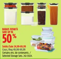 Canadian Tire Selected Storage Sets offer