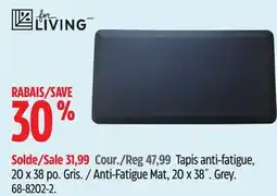 Canadian Tire For Living Anti-Fatigue Mat offer