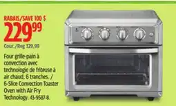 Canadian Tire Cuisinart 6-Slice Convection Toaster Oven with Air Fry Technology offer