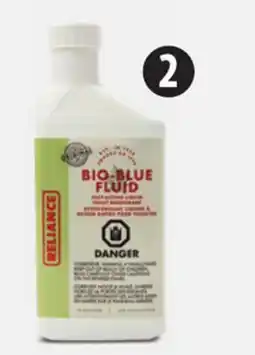 Canadian Tire Reliance Bio-Blue Toilet Deodorant offer